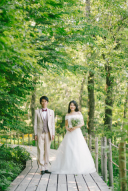 【前撮りの写真】箱根でロケーション撮影。