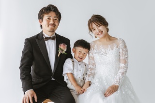 お子様と一緒にウェディングフォト