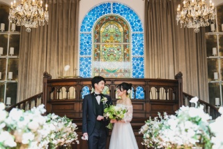 チャペルでのフォトウェディング