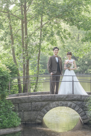 水辺で涼しげに