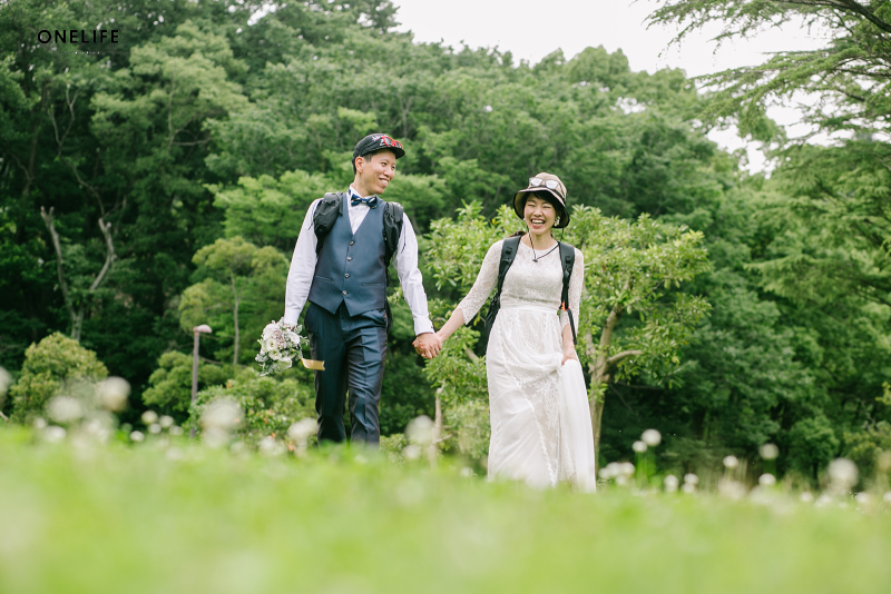 豊かな自然の中で…洋装ロケーション【生田緑地】