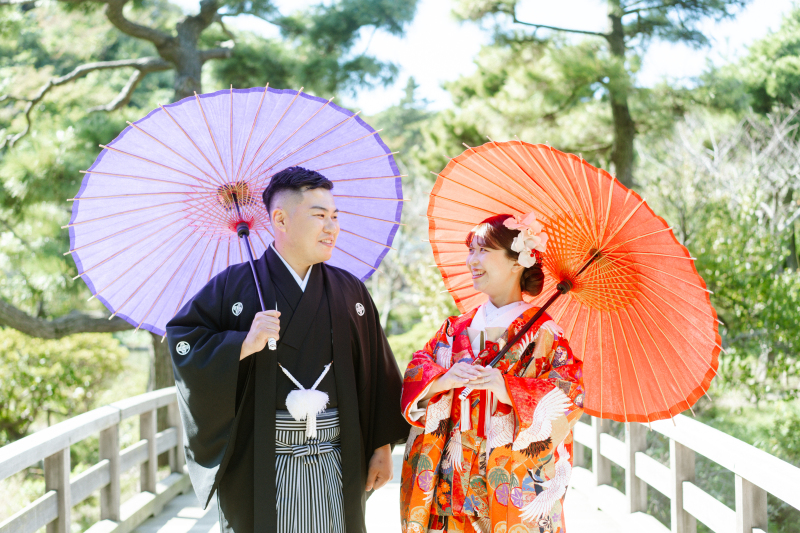 自然あふれる日本庭園