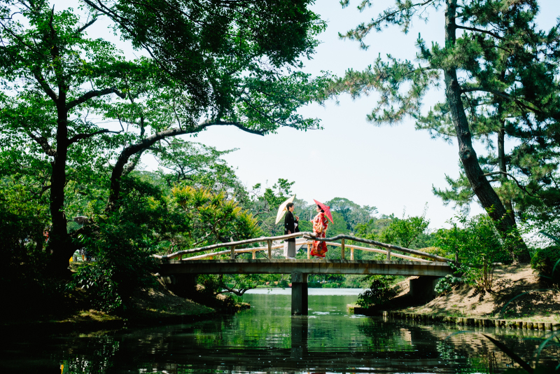 【前撮り写真/横浜三渓園】Green Green
