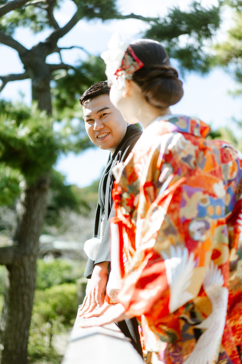 自然あふれる日本庭園