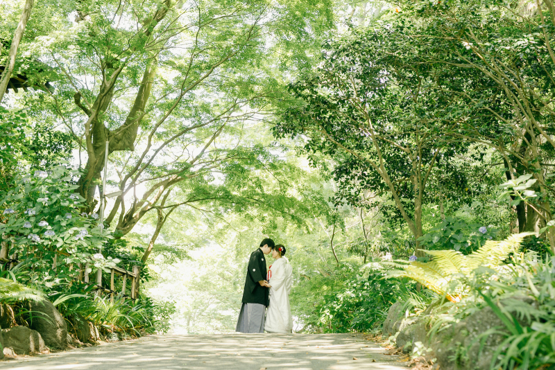 バイク+和装+妙本寺!