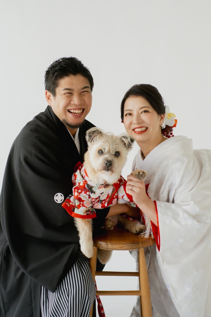 わんこと和装スタジオ撮影【ONELIFE】