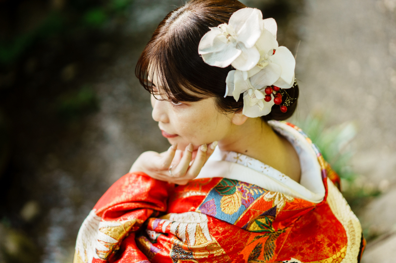 自然あふれる日本庭園