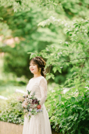 木々に囲まれて