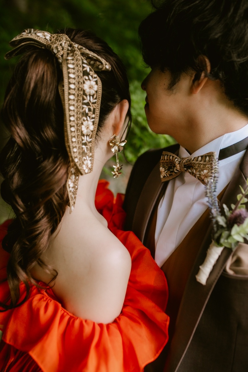 こだわりの持ち込みドレスと小物で、おしゃれな前撮り【ONELIFE】