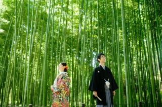 自然のなかでおまかせ和装撮影