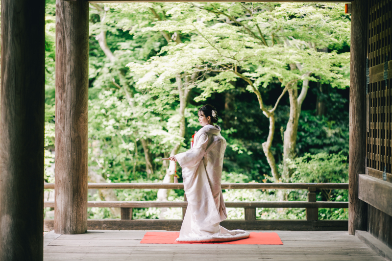 鎌倉の和装おすすめ、妙本寺。