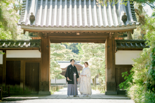 三渓園での前撮り