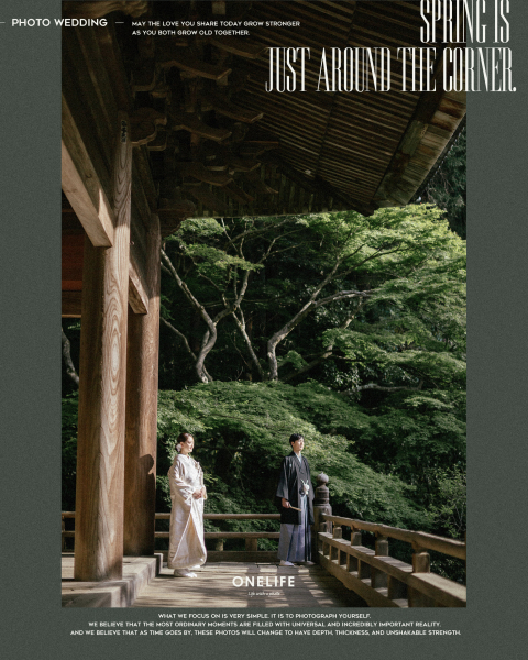 鎌倉・妙本寺で叶える前撮り 新緑と静けさの中で残す、ふたり時間【ONELIFE】
