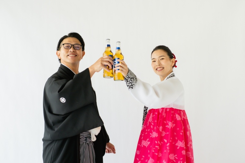 チマチョゴリと羽織袴でスタジオフォト【ONELIFE】