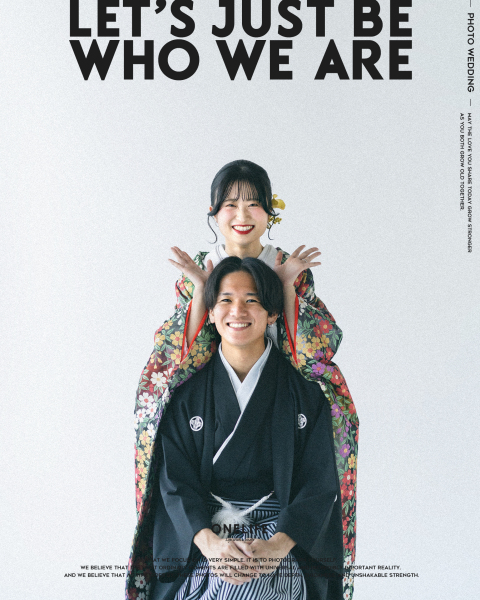 「ただ、ふたりであること。」白無垢と色打掛のスタジオ前撮り【ONELIFE】