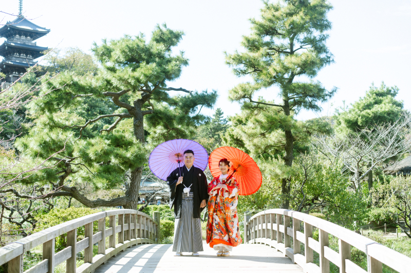 自然あふれる日本庭園