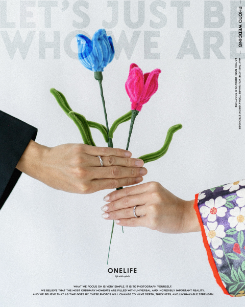 「ただ、ふたりであること。」白無垢と色打掛のスタジオ前撮り【ONELIFE】