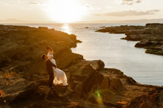 夕景×海×岩場が魅力!城ヶ島撮影【ONELIFE】