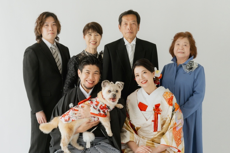 わんこと和装スタジオ撮影【ONELIFE】