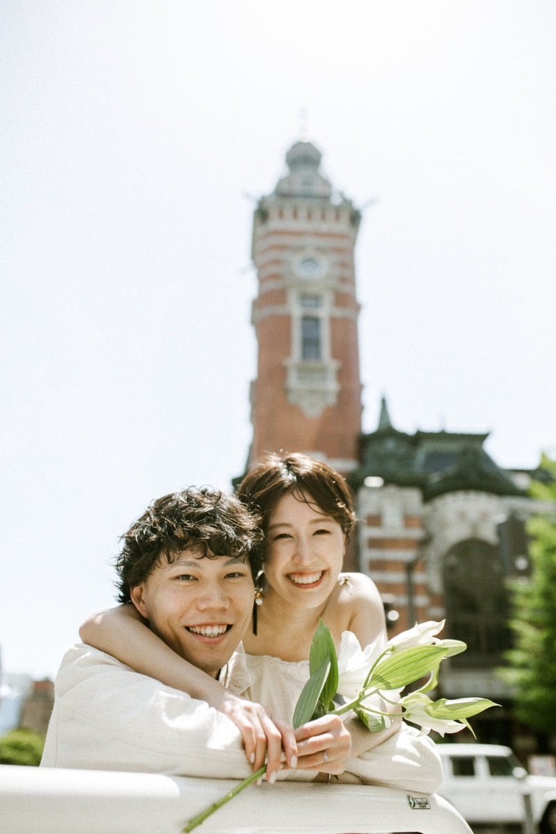 歴史あるみなとみらい街中にて