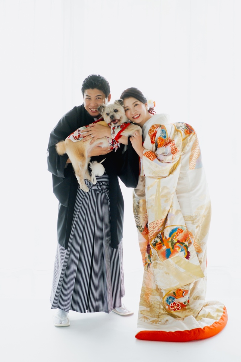 わんこと和装スタジオ撮影【ONELIFE】