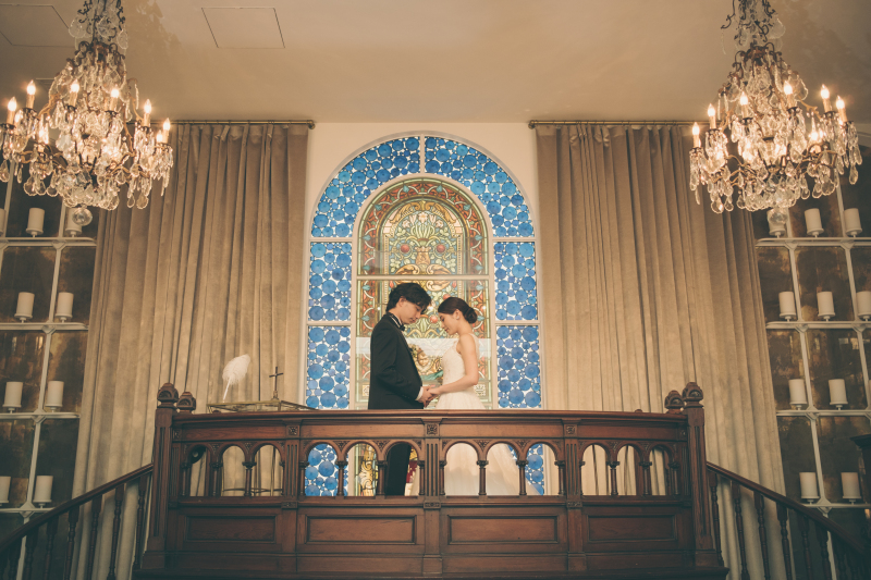 憧れのチャペルで挙式さながらの結婚記念フォト♪