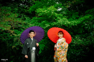 【横浜和装前撮り三渓園】