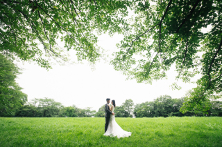 お散歩気分でウェディングフォト