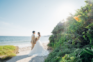 爽やかな海での撮影!