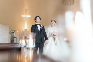 松ヶ崎駅徒歩10秒★貸切の独立型教会でのフォトウエディング