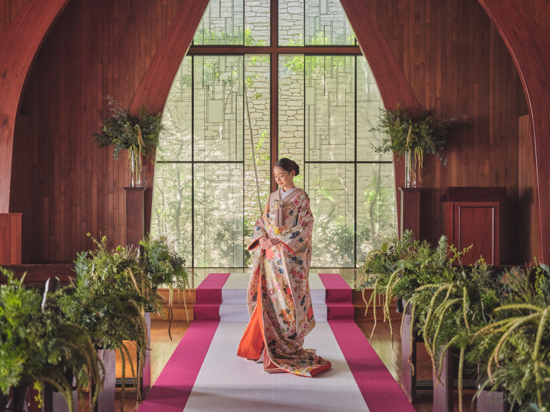 ＼和装&times;チャペルフォト／