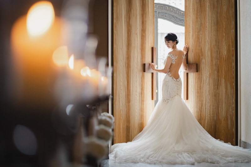 ドレスが美しく映える本格チャペル