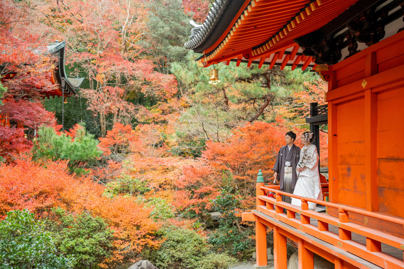 【四季折々*京都ロケーションフォト】紅葉シーズンの予約はお早めに!