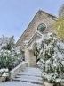 雪化粧の教会*一面冬景色となりました!