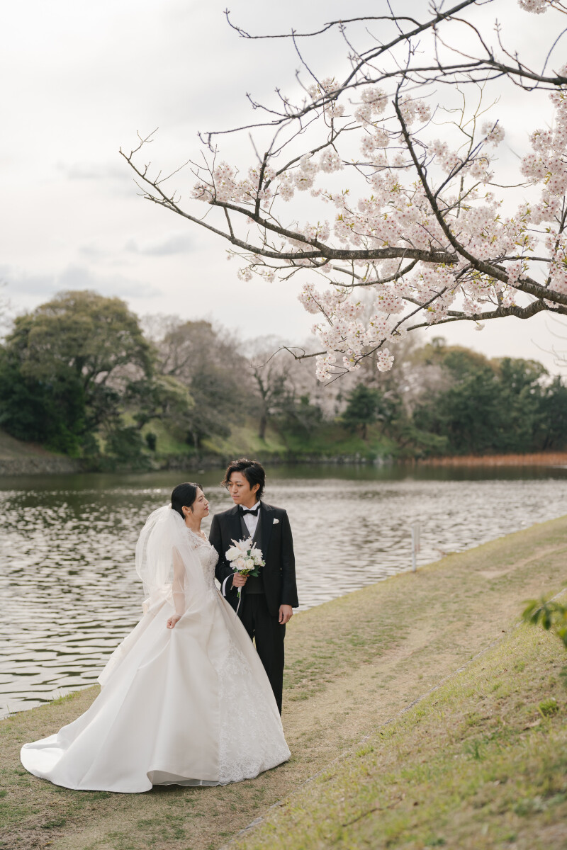 【2026春残りわずか】桜&times;ウェディングドレスフォト♩