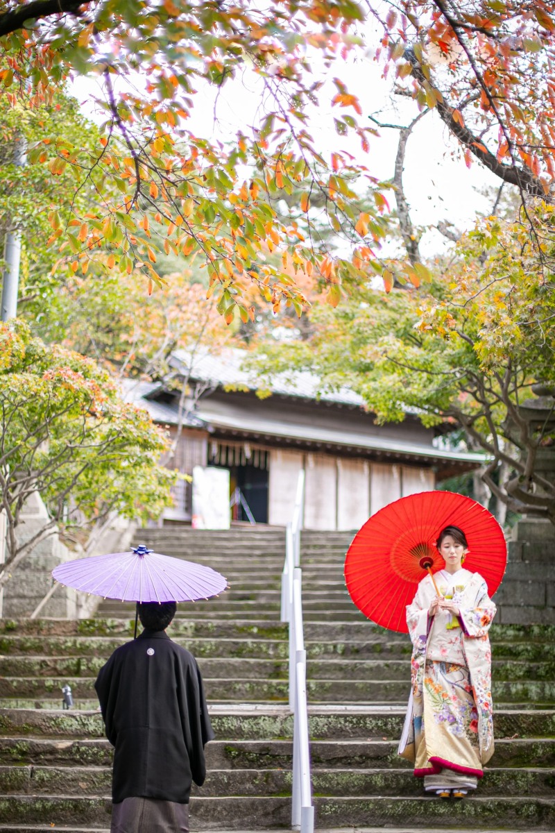 秋の紅葉フォト