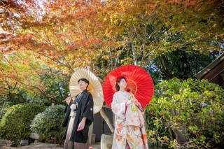 秋の紅葉フォト