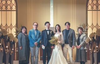 前撮りならではのファミリーミート