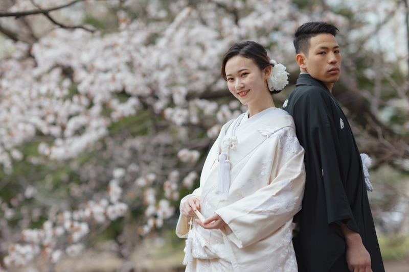 桜と永山邸オトナな、おとなフォト