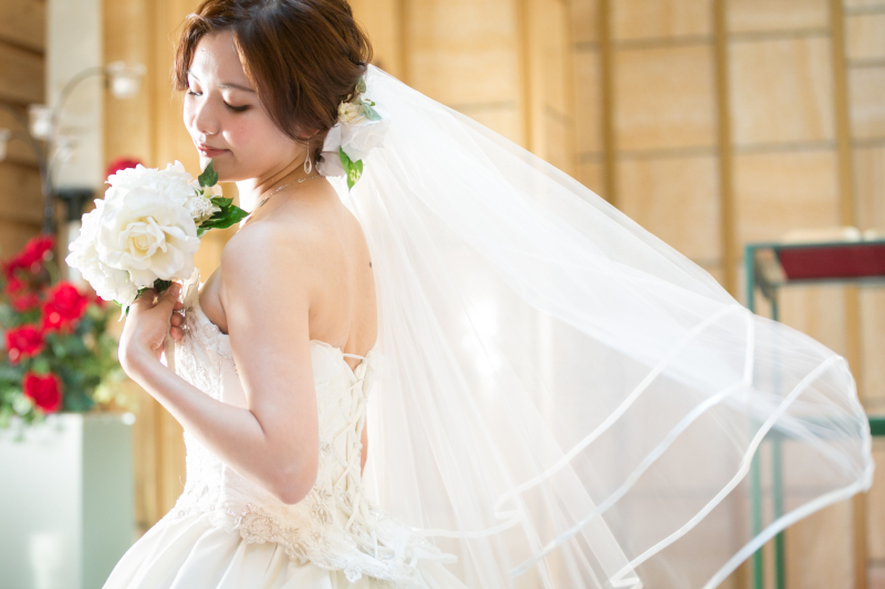 光のチャペルへ移動写真だけ結婚式 2