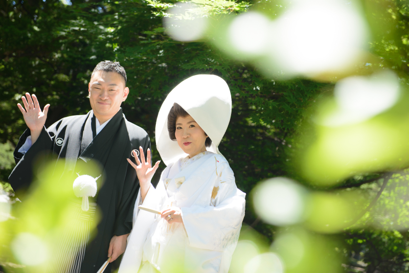 夏の日お花の中で記念日になりました・・