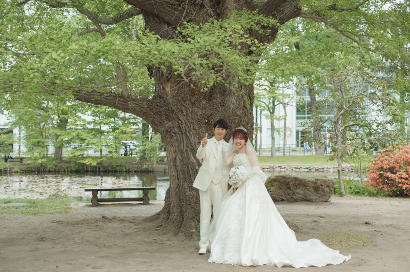 衣裳4点2日目、ファーストミートでチャペル、カラードレスでモエレみんなで楽しむ３