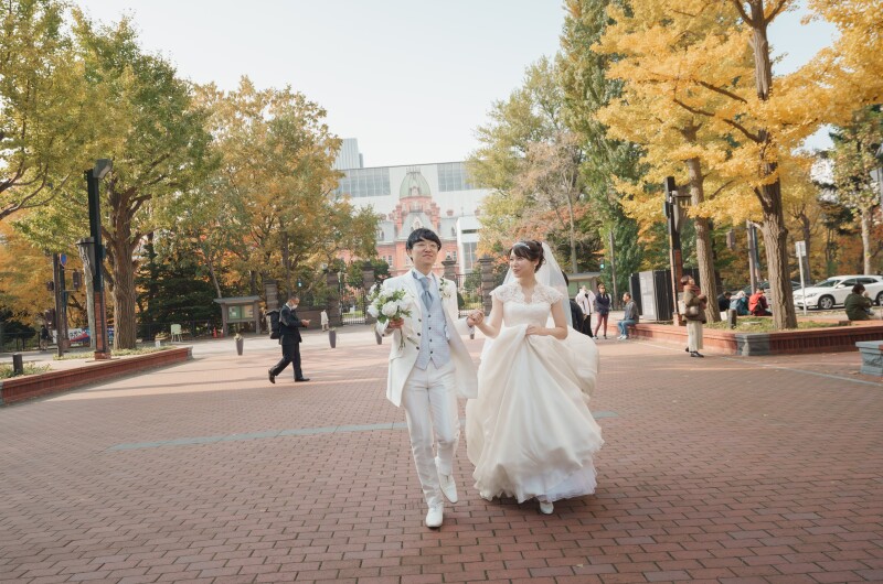 光のチャペルと中島公紅葉のころ