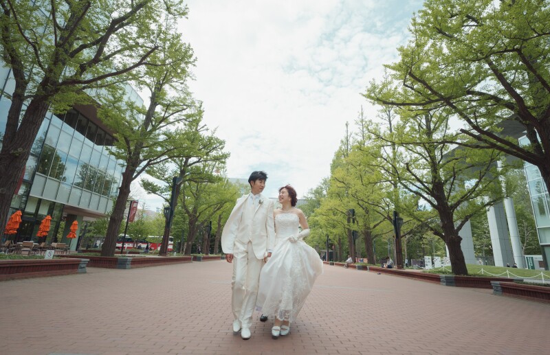 衣裳4点2日目、ファーストミートでチャペル、カラードレスでモエレみんなで楽しむ３