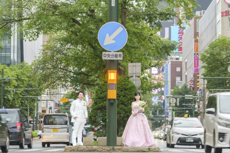 みんなで、結婚式をラベンダー畑で手作りフォトウェディング
