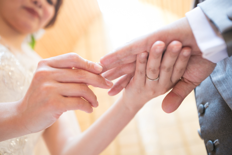 光のチャペルへ移動写真だけ結婚式　２