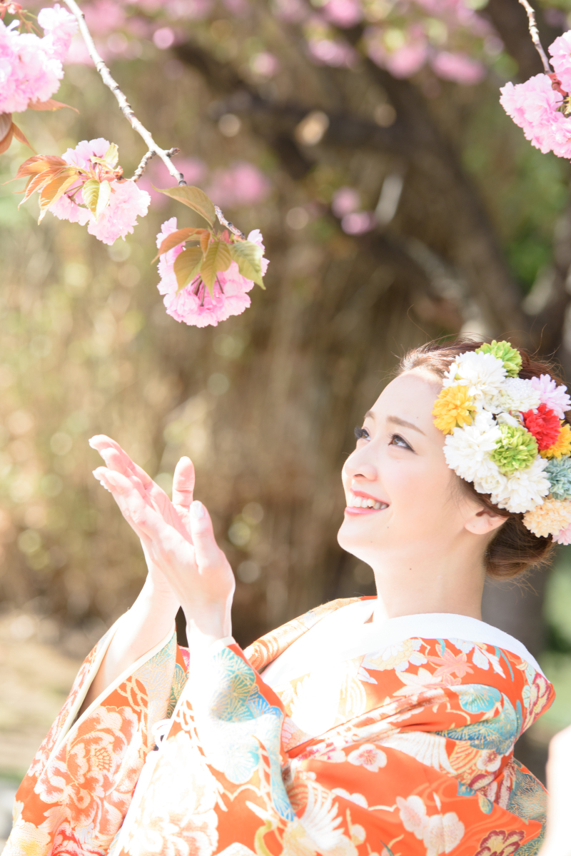 解禁！和装で残すさくら、サクラ、桜　ウェディングフォト