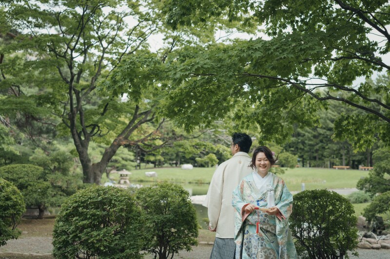 夏の和装とドレス中島公園とモエレ沼の紹介