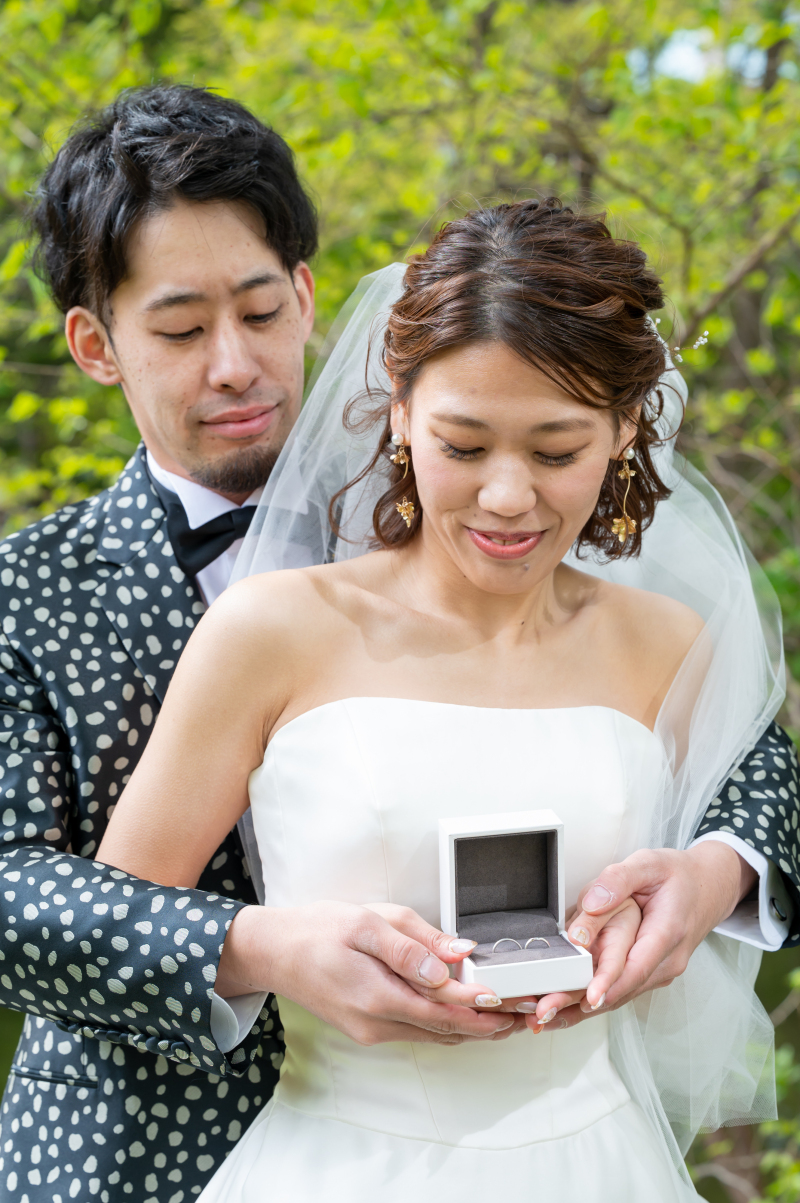 夏の和装日本家屋と道庁公園でフォトウェデイング2