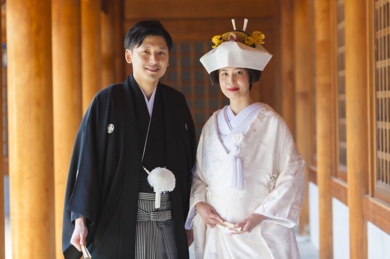 北海道神宮挙式とさくら、サクラ、桜でフォトウェデイング